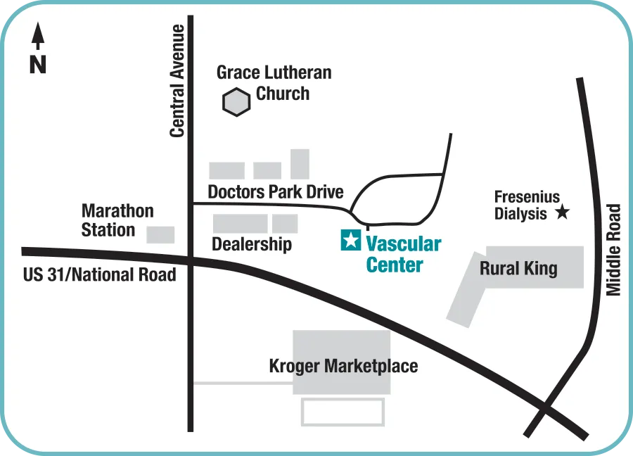 vascular center map